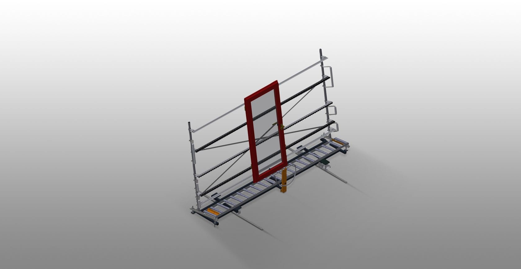 OS 4003 DF Vertical Roller Conveyor with