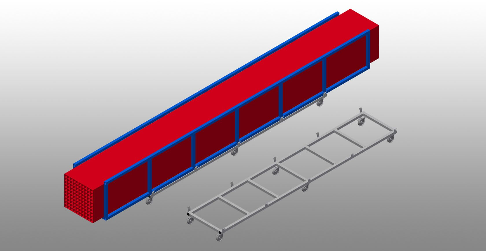 OS 4000 Transport Trolley for Profile Cas