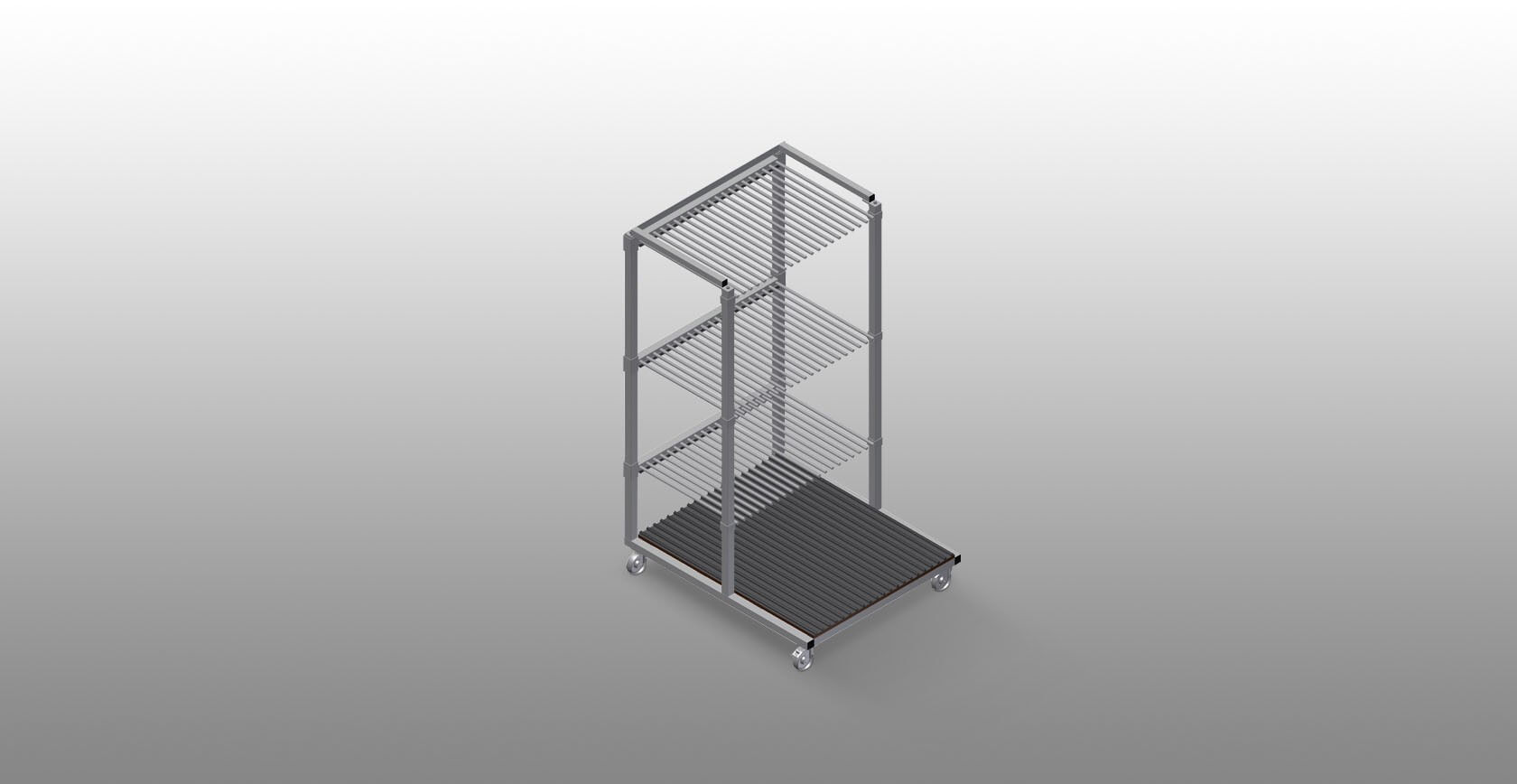 OS 1200 Glass Trolley